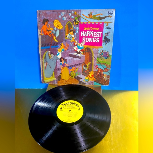 WALT DISNEY’S VTG 1967 HAPPIEST SONGS DISNEYLAND VINYL RECORD by GULF GA… - Picture 11 of 16